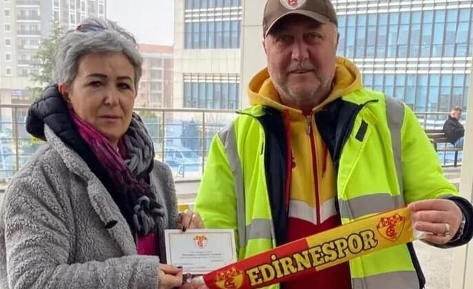EGD’den Edirnespor’a destek