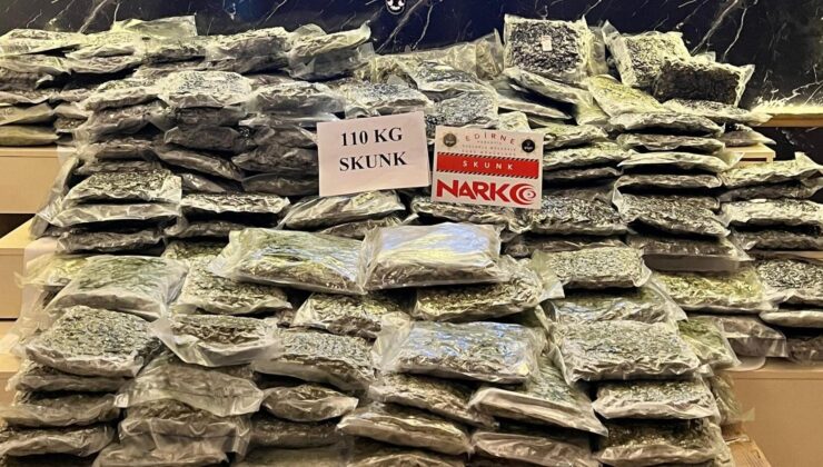 Kapıkule’de 110 kilo uyuşturucu!