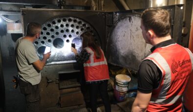 Kazan daireleri denetleniyor