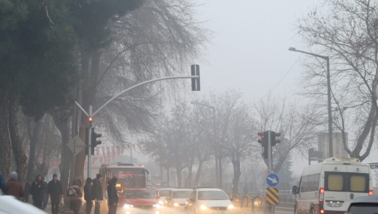 Edirne’de yoğun sis