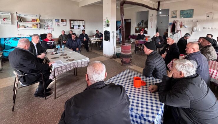 Üreticilerle bir araya geldi