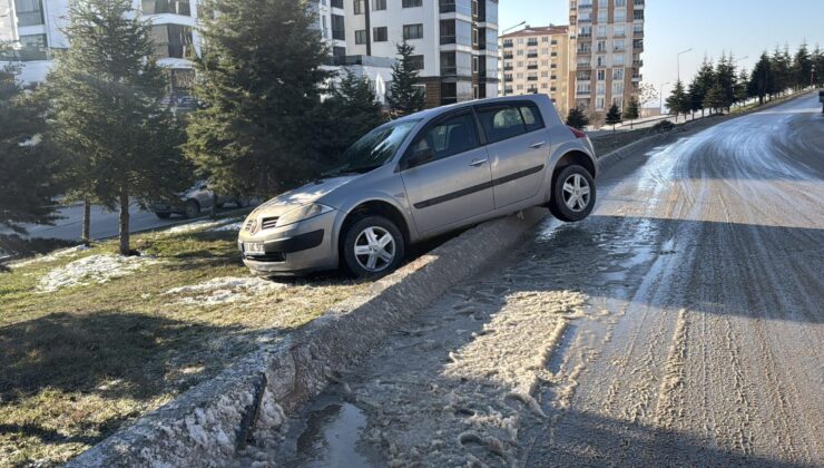 Buzlanma kaza getirdi