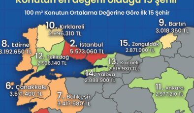 Edirne konut satış fiyatlarında zirvede