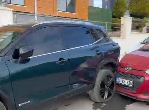 Eğitim parkurunda kaza