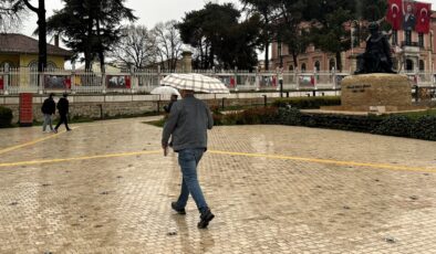 Edirne’de sağanak yağış