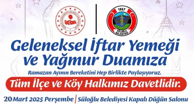 Süloğlu’nda büyük iftar
