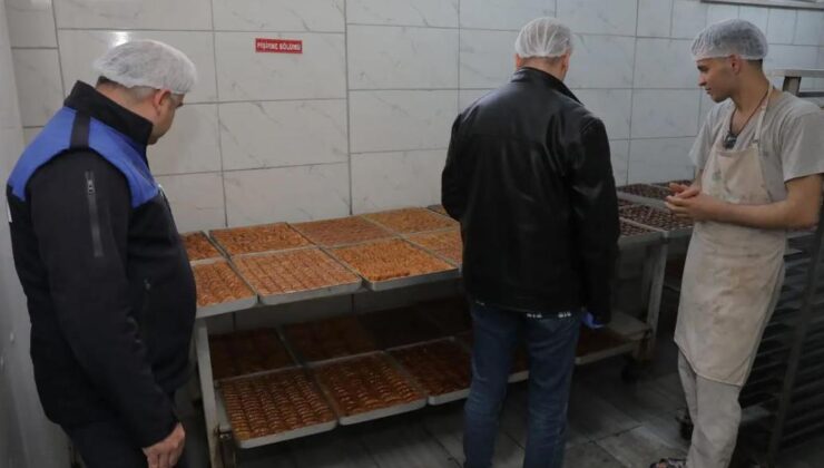 Tatlıcılara sıkı denetim