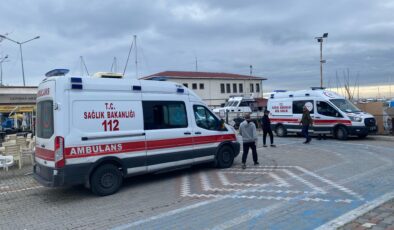 Göçmenleri taşıyan bot battı