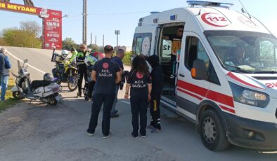 Motosikletler çarpıştı: 3 yaralı