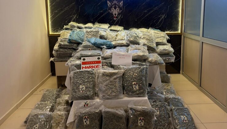 Valizlerden 171 kilo uyuşturucu çıktı