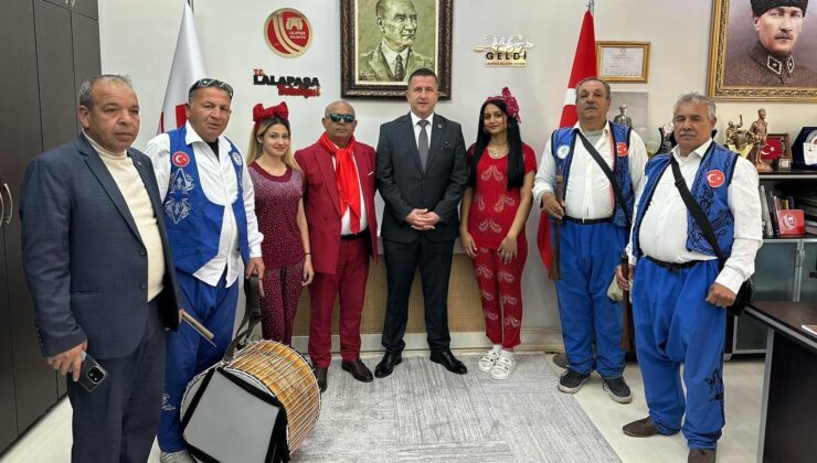 Başkan Geldi’ye davul zurnalı davet