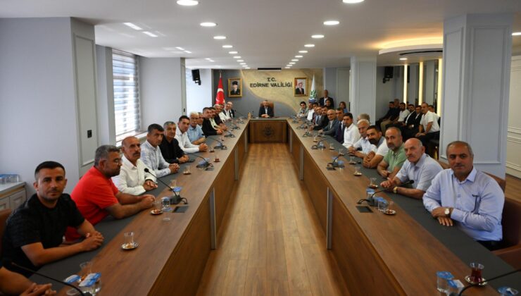 Batmanlı muhtarlardan Vali Sezer’e ziyaret