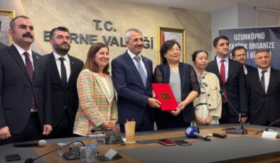 Çinliler Edirne’ye yatırım yapıyor
