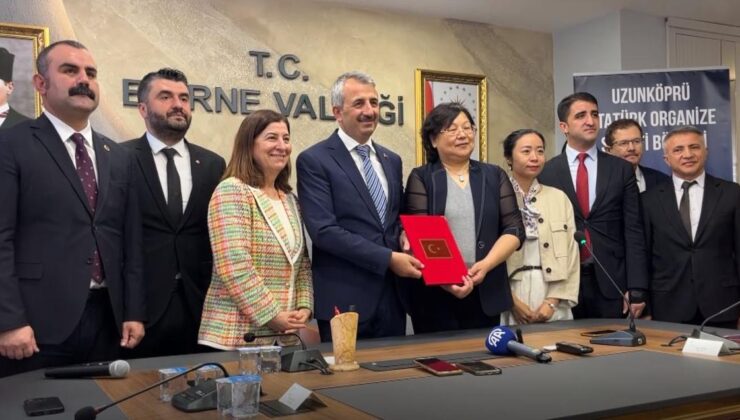 Çinliler Edirne’ye yatırım yapıyor