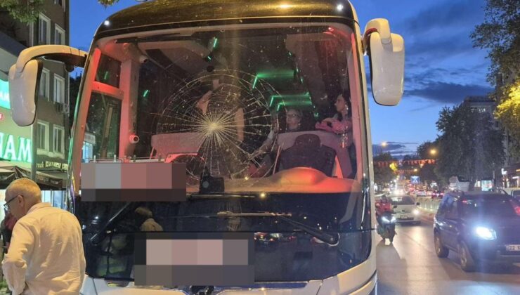 Kakava otobüsünde talihsiz kaza