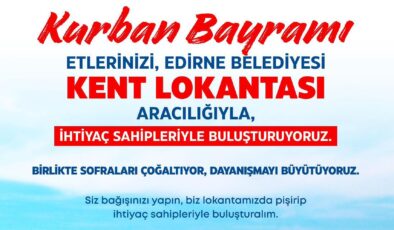 Kurban bağışları Kent Lokantası’nda pişecek