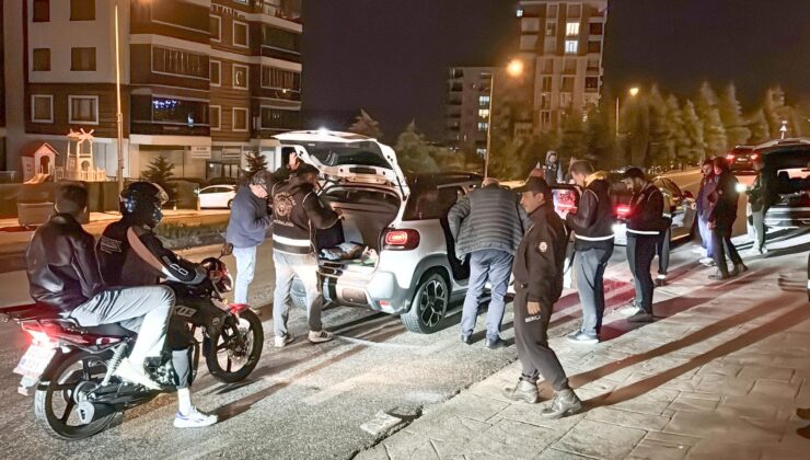 Polisten asayiş ve trafik denetimi