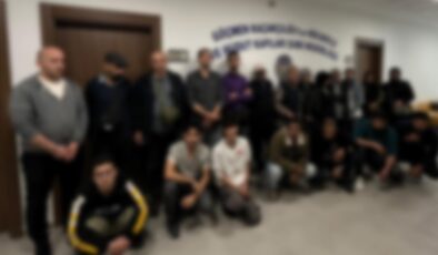 41 düzensiz göçmen yakalandı