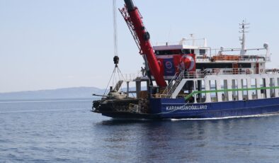 Saros’a tank batırıldı