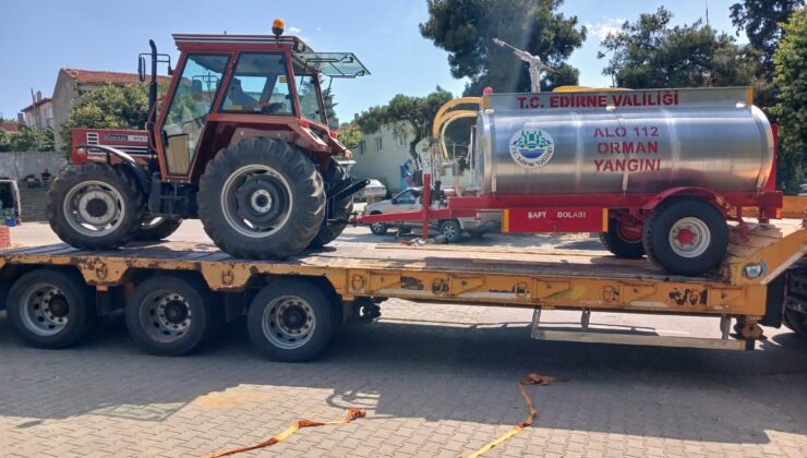 Çamlıca’ya yangın tankeri