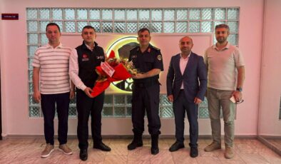 Aşılıoğlu’ndan İl Jandarma Komutanı Ermiş’e ziyaret