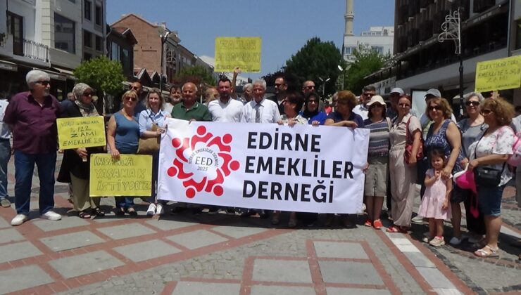  Emeklilerden geçim eylemi