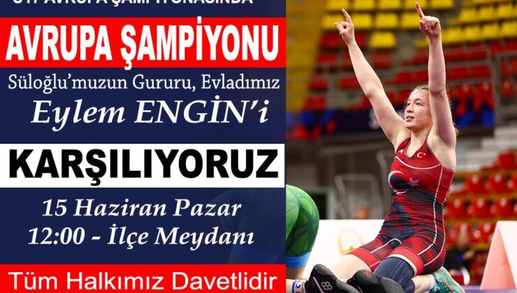 Şampiyona karşılama töreni yapılacak