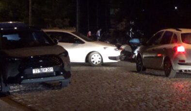 Karaağaç yolunda trafik felç
