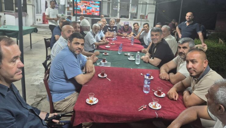 Yıldırım Hacısarraf sakinleriyle bir araya geldi