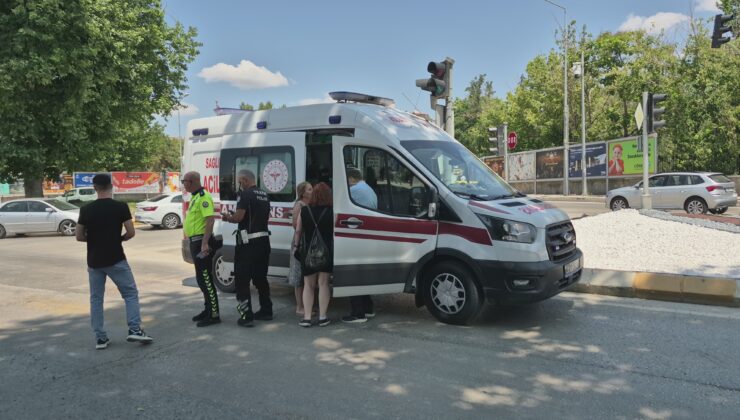 Bisikletli çocuk yaralandı