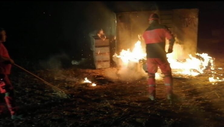 EDAK Şarköy yangınına müdahale etti