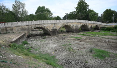 Tunca Nehri kurudu!