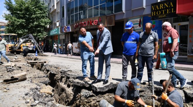 Keşan’da altyapı seferberliği