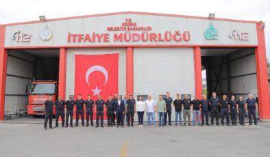 Akın’dan itfaiye ekibine teşekkür
