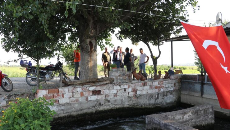 Bayazıt’tan sulama havzasında inceleme