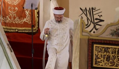 Erbaş, Eski Cami’de Cuma hutbesi okudu