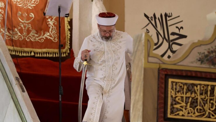 Erbaş, Eski Cami’de Cuma hutbesi okudu