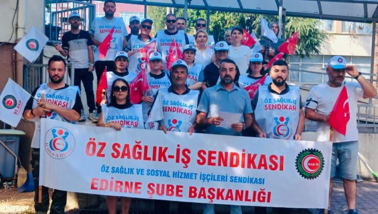 Kamu işçilerinden oturma eylemi