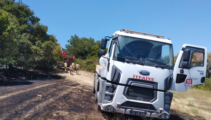 Meriç’te orman yangını