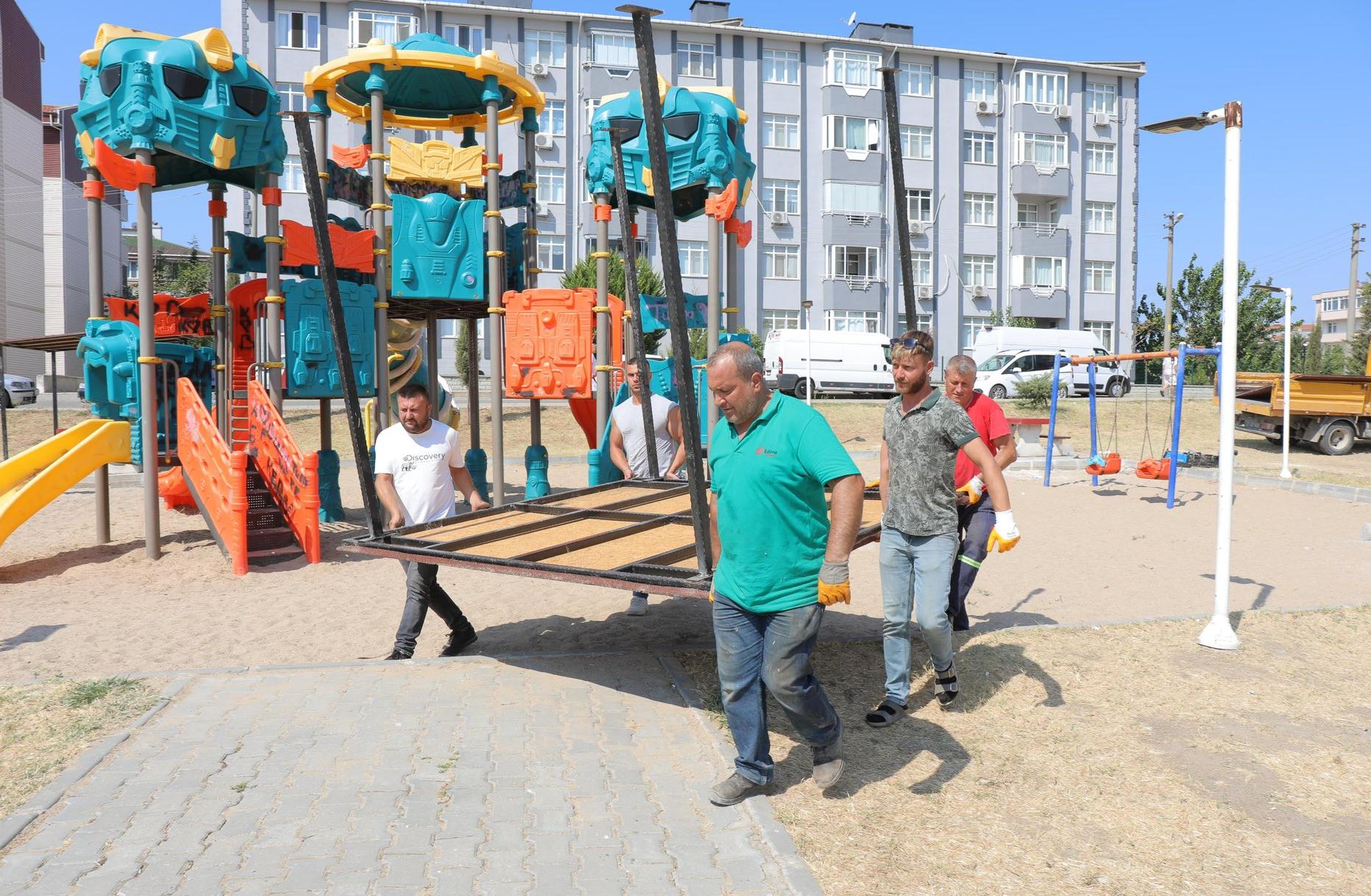 Oyun parklarına iyileştirme
