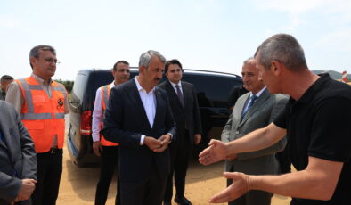 Keşan-Enez yolunda çalışmalar hızlandı