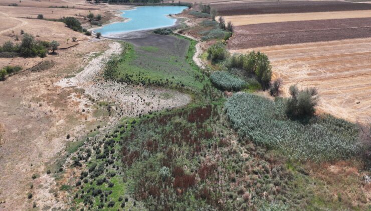 Korucuköy Göleti de kurudu!