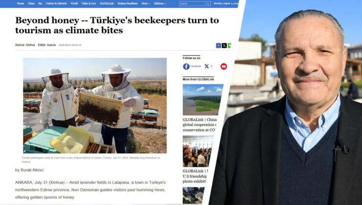 Lalapaşa’nın balı Çin medyasında