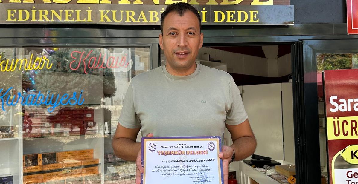 Çölyak hastalarına “glutensiz” tatlı yapıyor