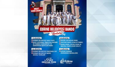 Edirne’de 4 gün konser var