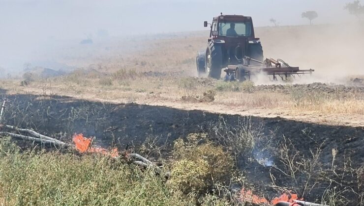 İpsala’da korkutan yangın