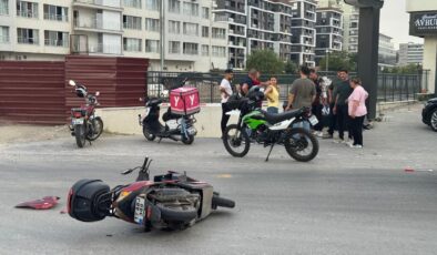 Motosikletle çarpıştı, aracını bırakıp kaçtı!