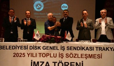 Keşan Belediyesi’nde toplu sözleşme