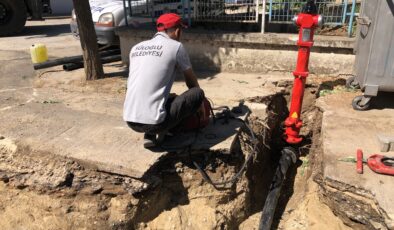 İçme suyu hattı yenileniyor