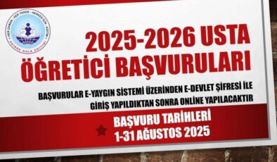 Ücretli Usta Öğretici başvuruları başladı